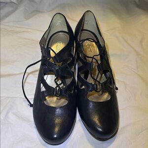 Black Leather Ankle Boots